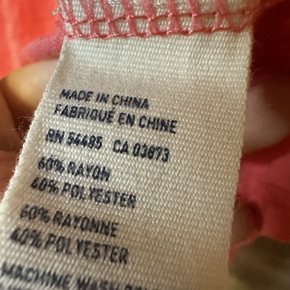 AMERICAN EAGLE OUTFITTERS TOP  CORAL  ZIPPER  ON BACK‎  Women's XS Flowy - Picture 4 of 6